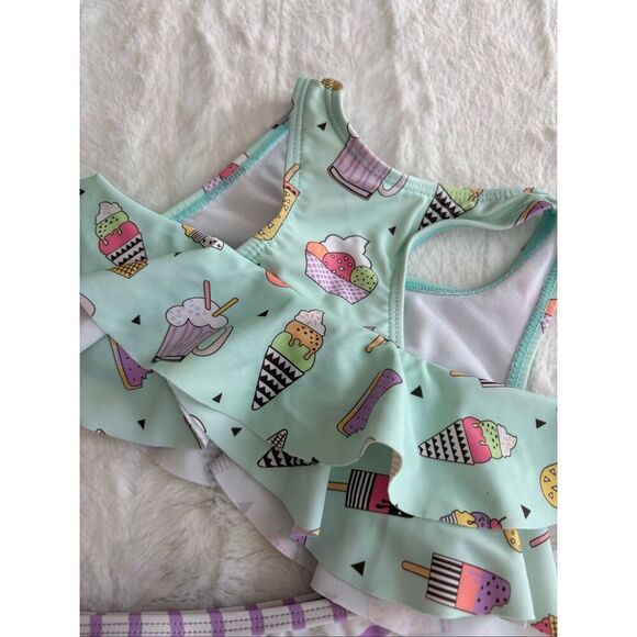 Ruffle Butts Ice Cream Bathing Suit Size 12-18 Months - Picture 3 of 5